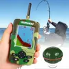 Fish Finder Fish Finder 100m Camo Wireless Fishfinders with Sonar Sensor Smart Fish Finder Depth Sounder Carp Fishing Rechargeable Handheld Fishfinder Hkd230703