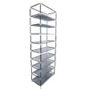 10 Strati 9 Griglia Scarpiera Scaffale Portaoggetti Antipolvere Organizzatore Torre Portatile