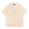 Kith Shirt Mens kortärmade ksubi taktvättade låda tvättade nödställda man och kvinnor löst kort t-shirt 7182