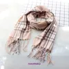 Fashion Bur Home women's scarves for winter and autumn Parent child checked scarf trendy baby pure cotton children boys girls students extended shawl