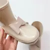 Bot Janpanese Style Bowknot Çocuklar Yağmur Ayakkabıları İlkokul Kız Bebek Anaokulu Anti-Slip Yağmur Botları Çocuk Su Ayakkabıları SO115 230701