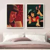 Klassiker Film Leinwand Malerei Paket -Ästhetik Romanautor Wandkunst für das Leben Kawaii Zimmerdekoration Home Decoration Cafe Unerfamiert