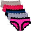 High quality women underwear set 5pcs pack panties for women solid color smooth female briefs row rise new ladies panties 2020162z