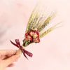 Dried Flowers Mini Flower Bouquet Fall Decoration Rose Grass Gypsophila Plants DIY Gift Box Christmas Home Decor Accessories