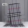 Designer Original Bur Home Winter scarves on sale Gift Box Pack Pure Wool Plaid Scarf for Men and Women Universal Warm Neck New Thick