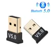 Gadżety USB Bluetooth 5.0 Adapter Odbiornik nadajnika o Dongle Wireless dla komputerowych komputerów do laptopa Komputery dostarczania dostawy sieci DHBJC