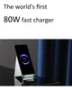 Xiaomi 80W MAX Wireless Charger Stand Set Smart Vertical Charging Base With 120W Charger Cable Fast Charge For Xiaomi/iPhone