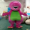 2019 Korting fabriek Barney Dinosaur Mascot Kostuums Halloween Cartoon Volwassen Grootte Fancy Dress265C