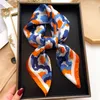 Foulards De Luxe Hijab Bandes De Cheveux 2023 Carré Foulard En Soie pour Femmes Foulard Femme Satin Châle Ruban Bandeau De Mode Wraps Bandana J230703