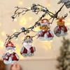 New Christmas Fabric Pendant Christmas Tree Pendant Christmas Decorations Small Doll Pendant Gift