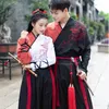 Coppie Cinese Hanfu Antico Costume Tradizionale Danza Popolare Wushu Abbigliamento Donna Uomo Performance Wear Festival Outfit DN4908191e