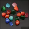 Stone Irregar Polished Loose Chakra Cat Eye Bead Palm Reiki Healing Crystal Tumbled Gemstones Hand Piece Home Decoration Accessories Dhmd3