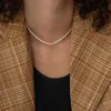 Perlenketten 17 km Bohemian Natural Shell Choker Halskette für Frauen Mädchen Mode Sommer Strand Charm Muschelperlen Schmuck 230613