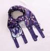 Foulards EN-VENTE 2022 Nouveau Design Foulard En Soie 3D Animaux Forme Chat Tigre Femmes Sac Enfant Bandeau Décoration Sac À Main Cheveux Poignet dame cravate J230703