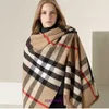 Top Original Bur Home Winter scarves online shop Wool Scarf Women's Thickened Shawl Imitation Cashmere Men's Autumn and Large Plaid