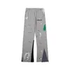 Pantaloni da uomo Graffiti Pantaloni da uomo firmati Galleryes Depts Multi Panel Svasati Sport da donna Pantaloni sportivi larghi High Street Casual Pantaloni vintage gb