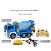 Diecast Modell E518 001 Fernbedienung Engineering Lkw Mischen Zement Beton Tank Elektrische kinder Spielzeug Geschenk 230703