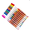 Gel de unha 12 cores 0.5/0,7mm unhas pincel caneta desenho pintura abstrata liner diy graffiti design rápido seco sem necessidade UV Lâmpada ferramenta de unha 230703