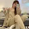 Kadın pijama 3pcs pijama setler kadınlar kawaii seksi güzel basit gençler kadın kolej ins ev eğlence ince giyim kore tarzı zarif