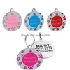 Dog Tag Id Card Anti-Perdu Puppy Id Tag Personnalisé Chiens Chats Nom Tags Colliers Colliers Gravé Pet Plaque signalétique Accessoires Drop De Dh0Vc