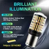 New 2pcs 1156 BA15S P21W BAU15S PY21W 7440 W21W P21/5W 1157 BAY15D 7443 3157 LED Bulbs 144smd CanBus Lamp Reverse Turn Signal Light