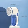 1pc Portable Rechargeable Lint Remover, Efficace Tissu Rasoir, Idéal Pour Vêtements, Jouets En Peluche, Literie, Coussins De Canapé Et Autres Produits En Tissu, Bleu/Rose