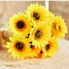 Dried Flowers 22 or heads artificial flowers sunflower decor table centerpieces wedding Balcony decoration accessories for home