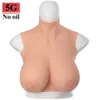 Bröstform 5th False Chest Crossdress Silicone Breast Forms for Cosplay Costumes Silicone Breast Plate Boobs Shemale Fake Chest Transgender 230701