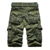 Herren-Shorts, Camouflage-Camouflage-Cargo-Shorts für Männer, Freizeit-Shorts für Männer, lockere Arbeitsshorts, Mann-Militär-Shorts, Übergröße 29–44, Z230703