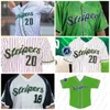 Gwinnett Stripers Jersey 100% bordado de doble costura V de alta calidad para hombres y mujeres, camisetas de béisbol personalizadas para jóvenes