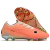 Wyślij z torbą na zewnątrz buty piłkarskie Phantom GX Elite FG Ghost Low Version Football Cleats Mens Miękka skóra Wygodna naturalna trawniki buty piłkarskie US 6.5-12