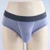 Uomo Super Bulge Pouch Boxer Modale Traspirante Sexy Lingerie Estate Elastico U-Convesso Intimo Big Penis Gay Lingerie Enhancing