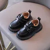 Sneakers Kids Autumn Leather Shoes Casual Leisure School Boys Girls Single Shoe Size 21-30 Toddler Soft Sole Round Toe Childern ShoeHKD230701
