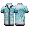 مصمم Casablancase T Shirt Men Multi Style طية صدرية طباعة غير رسمية نقل مجاني Tshirt Men Summer Tee AAA TOPS SIZE M-XXXL