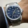 Graxx Seixx Brand Top Fashion Orologio di lusso per uomo Crown Blue Lion Grand Seixx Acciaio inossidabile Calendario impermeabile Designer Movimento Orologi Montre di alta qualità