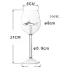 Vinglas Röd - Lead Titanium Crystal Glass Elegance Original Shark med Inside Long Stemmed Glassware NH0X5 Drop Delivery Home G Otuol