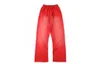 Mens Luxury Designers Pants Men Pantsl Hellstar Studios Red Flare Pants Sweatpants Men Jogger Fashion Hip Hop Casual