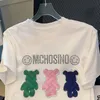 夏のファッションブランドホットダイヤモンド Tシャツ半袖ラウンドネックシャツ快適で多用途なパーソナライズされた新しい夏のメンズトップアイスシルク