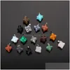 Charms 14 mm Merkaba Heksagram Star Qaurtz Chakra Stone Energy Healing Reiki Crystal Carvings wisior do biżuterii Robienie dostawy dhkgh Dhkgh