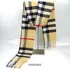 最高品質の冬と秋の Bur Home スカーフ女性男性用新しいメンズ模造カシミヤクラシックチェック柄厚い