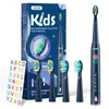 Tandenborstel Seago Kids elektrische tandenborstel voor 6 jaar 5 standen Oplaadbaar IPX7 waterdicht Power Sonic tandenborstel vervangende kop SG-2303 230701