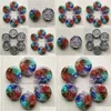 Charms Resin Retro Reiki Healing Chips Stone Natural 7 Chakras Orgone Energy Round Pendants Wholesale Drop Delivery Jewelry Findings Dhrqh