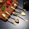 Akşam yemeği setleri Salata Pasta Kaşık Bıçağı Set Kaşık Bıçağı Çok İşlevli Tatlılar Dondurma Kepçesi Sevimli Yemek Takımı X0703
