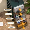 Storage Drawers Multi Layer Drawer Box Table Stationery Books Dustproof Office Rack Cosmetics Dressing Organizers 230703