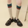 Women Socks Lolita Girls Long Retro Calf British Knee High College Style Striped JK