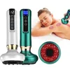 Back Massager Electric Cupping Therapy Set Suction Cup Anti Cellulite Massage Meridian Guasha Vacuum Body Massage Jars Physiotherapy Scraping 230701