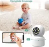 Monitores de bebê HONTUSEC YOOSEE HD Câmera IP sem fio 2MP 4MP Câmera de segurança doméstica Visão noturna Áudio bidirecional Câmera CCTV Monitor de bebê interno 230701
