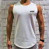 Ärmlös linne för herr Ärmlös linne för herr Muscle Herr Bodybuilding Mode Basket Sommar Undertröja bomull Singlet ärmlöst linne Man 230703