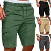 Shorts pour hommes Shorts pour hommes Homme Été Bermuda Cargo Style militaire Poche de travail droite à lacets Pantalon court Shorts décontractés Plus la taille Z230703