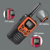 Снимание веревки 2PCS Walkie Talkie Handheld Radio 22 Каналы устанавливают 10 км UHF 400 470 МГц двойной группы Walkie Talkie Talkies Mini Communication Transceiver 230701